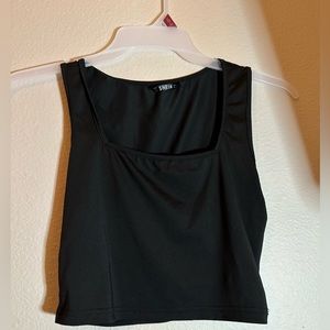 Black Shein crop top (S)